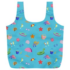 Summer  Beach  The Sun Full Print Recycle Bag (xxl) by SychEva