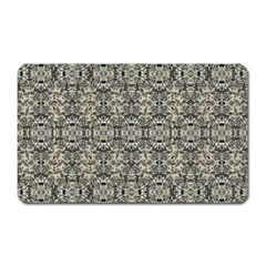 Steampunk Camouflage Design Print Magnet (rectangular) by dflcprintsclothing