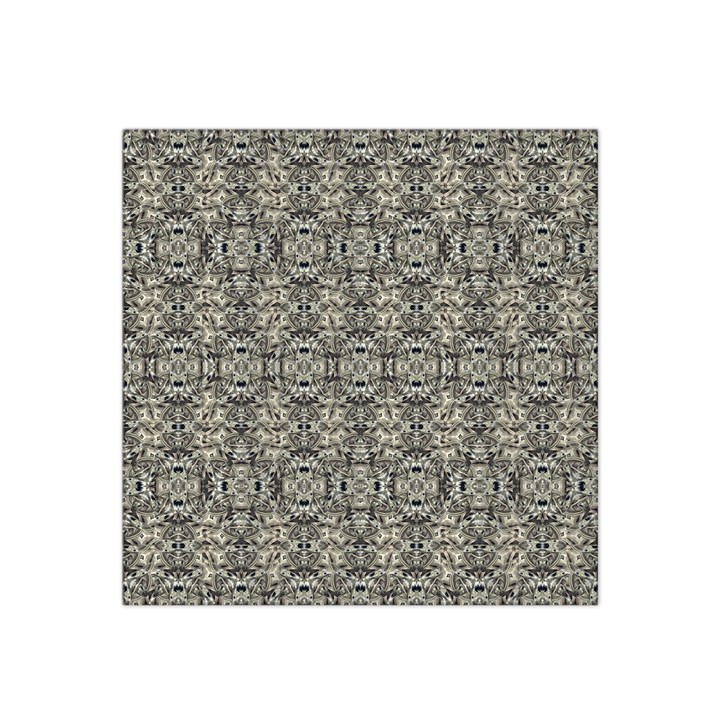 Steampunk Camouflage Design Print Satin Bandana Scarf