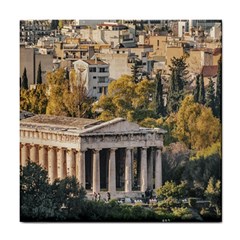 Athens Aerial View Landscape Photo Tile Coaster