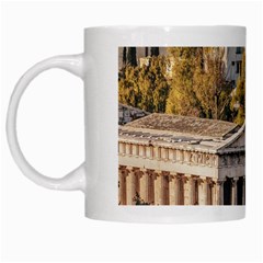 Athens Aerial View Landscape Photo White Mugs by dflcprintsclothing