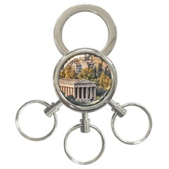 Athens Aerial View Landscape Photo 3-ring Key Chain by dflcprintsclothing