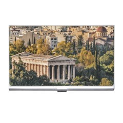 Athens Aerial View Landscape Photo Business Card Holder