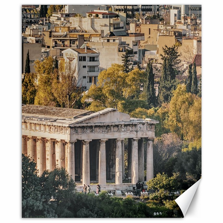 Athens Aerial View Landscape Photo Canvas 8  x 10 