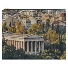 Athens Aerial View Landscape Photo Cosmetic Bag (xxxl) by dflcprintsclothing