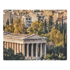 Athens Aerial View Landscape Photo Double Sided Flano Blanket (large)  by dflcprintsclothing