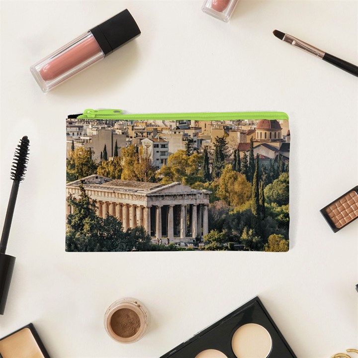 Athens Aerial View Landscape Photo Cosmetic Bag (XS)