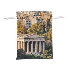 Athens Aerial View Landscape Photo Lightweight Drawstring Pouch (l) by dflcprintsclothing