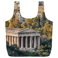 Athens Aerial View Landscape Photo Full Print Recycle Bag (xxl) by dflcprintsclothing