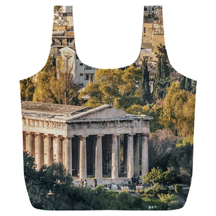 Athens Aerial View Landscape Photo Full Print Recycle Bag (XXL)