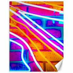 Pop Art Neon Wall Canvas 12  X 16  by essentialimage365