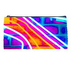 Pop Art Neon Wall Pencil Case by essentialimage365