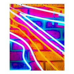 Pop Art Neon Wall Shower Curtain 60  X 72  (medium)  by essentialimage365