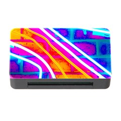 Pop Art Neon Wall Memory Card Reader With Cf by essentialimage365