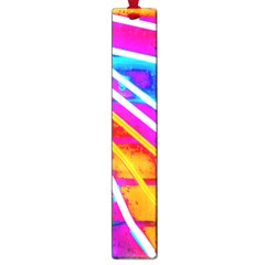 Pop Art Neon Wall Large Book Marks by essentialimage365