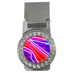 Pop Art Neon Lights Money Clips (cz)  by essentialimage365