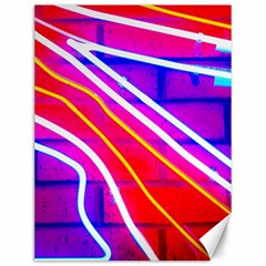 Pop Art Neon Lights Canvas 12  X 16  by essentialimage365