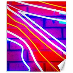 Pop Art Neon Lights Canvas 20  X 24  by essentialimage365