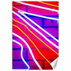 Pop Art Neon Lights Canvas 20  X 30  by essentialimage365