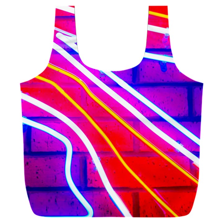 Pop Art Neon Lights Full Print Recycle Bag (XXXL)