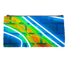 Pop Art Neon Wall Pencil Case by essentialimage365