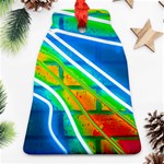 Pop Art Neon Wall Bell Ornament (Two Sides) Front