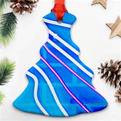 Pop Art Neon Wall Ornament (christmas Tree)  by essentialimage365