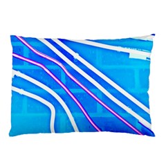 Pop Art Neon Wall Pillow Case (two Sides) by essentialimage365