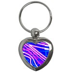 Pop Art Neon Wall Key Chain (Heart) Front