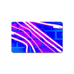 Pop Art Neon Wall Magnet (name Card) by essentialimage365