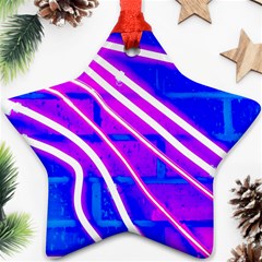 Pop Art Neon Wall Star Ornament (two Sides) by essentialimage365