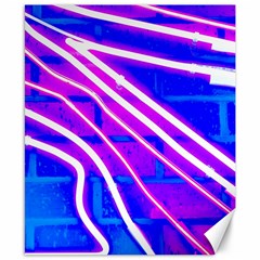 Pop Art Neon Wall Canvas 8  X 10  by essentialimage365