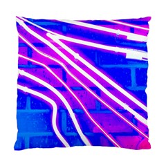 Pop Art Neon Wall Standard Cushion Case (one Side) by essentialimage365