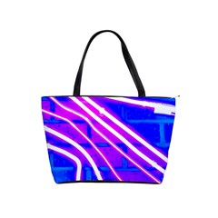 Pop Art Neon Wall Classic Shoulder Handbag by essentialimage365