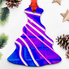 Pop Art Neon Wall Ornament (christmas Tree)  by essentialimage365