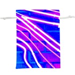 Pop Art Neon Wall  Lightweight Drawstring Pouch (XL) Back