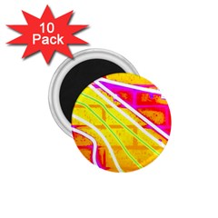 Pop Art Neon Wall 1 75  Magnets (10 Pack)  by essentialimage365