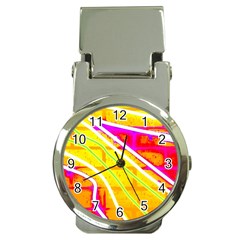 Pop Art Neon Wall Money Clip Watches by essentialimage365