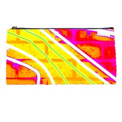 Pop Art Neon Wall Pencil Case by essentialimage365