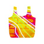 Pop Art Neon Wall Full Print Recycle Bag (S) Front