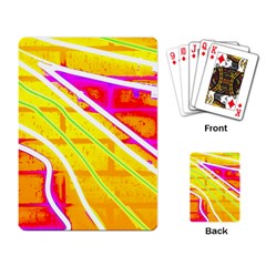 Pop Art Neon Wall Playing Cards Single Design (rectangle) by essentialimage365