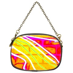 Pop Art Neon Wall Chain Purse (one Side) by essentialimage365