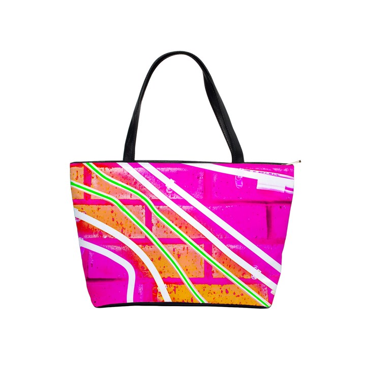 Pop Art Neon Wall Classic Shoulder Handbag