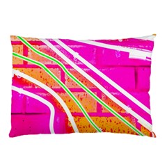 Pop Art Neon Wall Pillow Case (two Sides) by essentialimage365