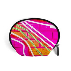 Pop Art Neon Wall Accessory Pouch (small) by essentialimage365