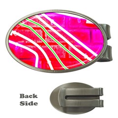 Pop Art Neon Wall Money Clips (oval) 