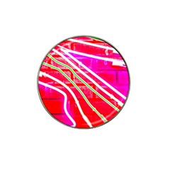 Pop Art Neon Wall Hat Clip Ball Marker by essentialimage365