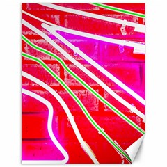 Pop Art Neon Wall Canvas 12  X 16  by essentialimage365