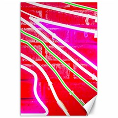 Pop Art Neon Wall Canvas 20  X 30  by essentialimage365