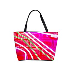 Pop Art Neon Wall Classic Shoulder Handbag by essentialimage365